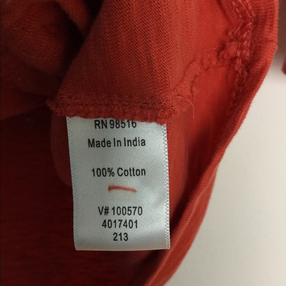 Coldwater Creek M Medium 8 - 10 Shirt Top 3/4 Sleeve Spice Leaf Black Crew NWOT - Picture 5 of 6